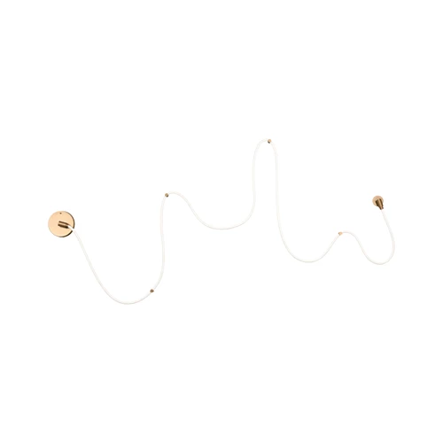 Lucide JANDERIN - Lámpara de pared - LED Regul. - CCT - 1x48W 2200K/3300K - Sensor de movimiento de mano - Champán Color | Vibes - apagado